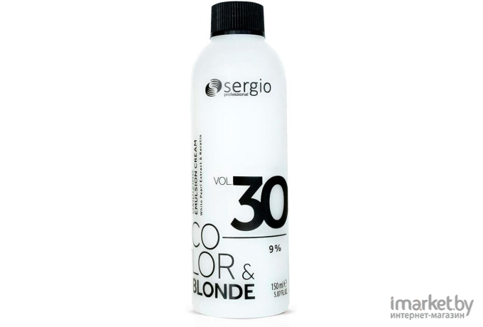 Эмульсия для окисления краски Sergio Professional Color&Blonde 30Vol. 9% 150мл