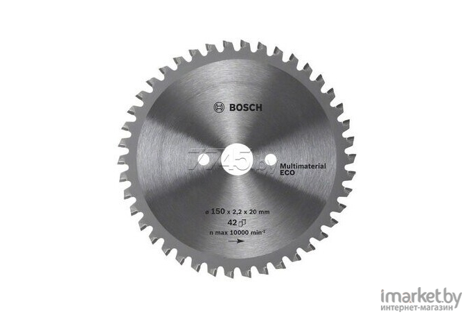 Диск по дереву Bosch STD MM 150x20-42T 2608640501