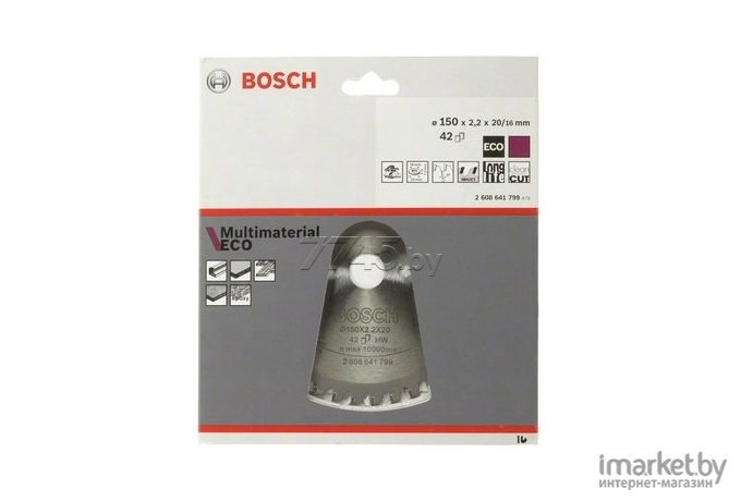 Диск по дереву Bosch STD MM 150x20-42T 2608640501