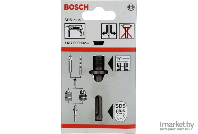 Хвостовик Bosch SDS+ 1/2 [1.617.000.132]