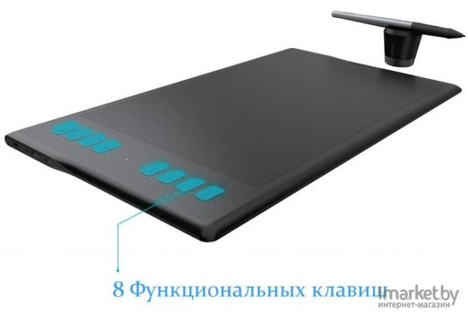 Графический планшет Huion Inspiroy Q11K (черный)