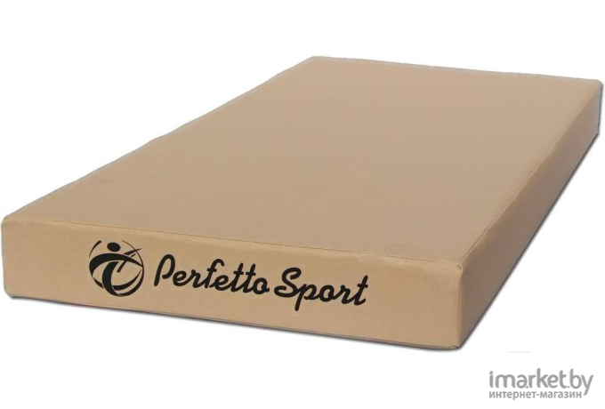 Мат гимнастический Perfetto Sport №1 1x0.5x0.1м бежевый