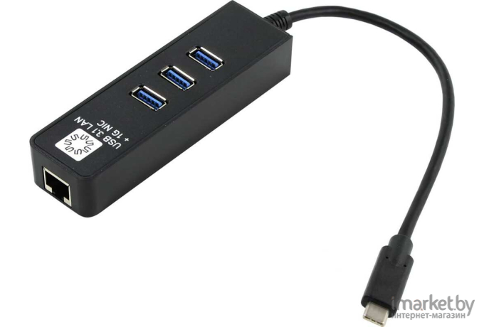 USB-хаб 5bites UA3C-45-10BK