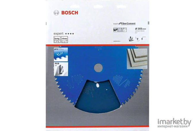 Диск пильный Bosch 305х30/25.4 мм 8 зуб. expert for fibercement [2.608.644.353]