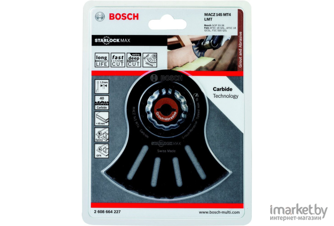 Полотно для пилы Bosch Carbide MACZ 145 MT4 [2.608.664.227]