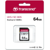 Карта памяти Transcend 64GB SDXC Class 10 UHS-I U3 R95, W45MB/s [TS64GSDC300S]