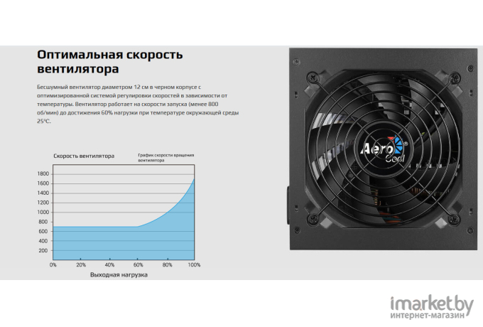 Блок питания AeroCool 600W KCAS PLUS 600W