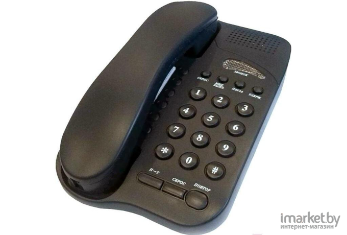Проводной телефон Аттел 207 (черный)