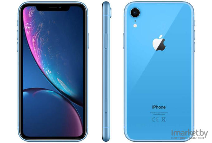 Смартфон Apple iPhone XR 64GB / MRYA2 (голубой)