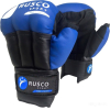 Перчатки для единоборств Rusco Sport для рукопашного боя 12 OZ (синий)