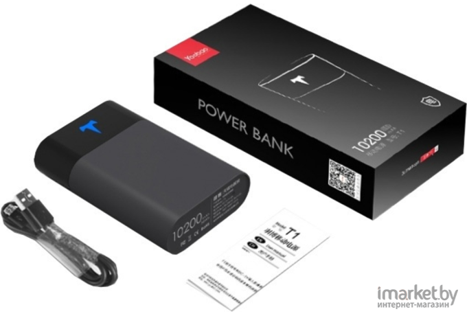 Портативное зарядное устройство Yoobao Power Bank T1 (черный)