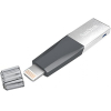 Флешка SanDisk iXpand Mini 16Gb USB3.0 черный/серебристый [SDIX40N-016G-GN6NN]