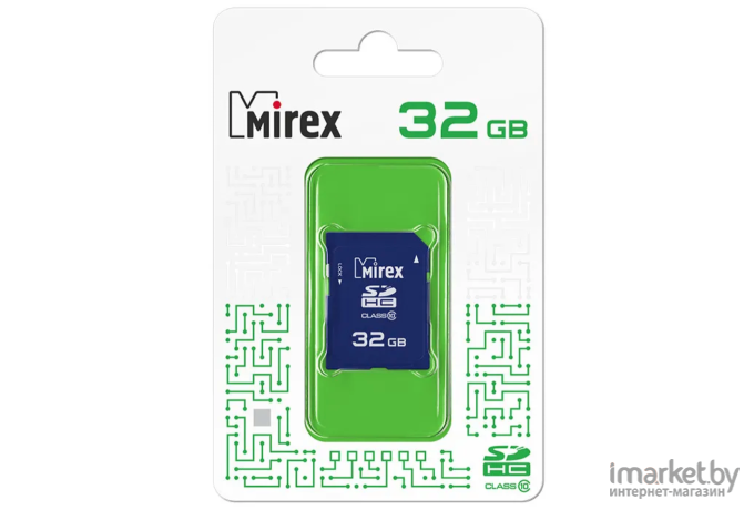 Карта памяти Mirex Флеш SD 32GB SDHC Class 10 [13611-SD10CD32]