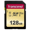 Карта памяти Transcend 128GB SDXC Class 10 UHS-I U3 V30 R95, W60MB/s [TS128GSDC500S]