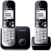 Panasonic Dect KX-TG6812RU Черный (труб. в компл.:2шт)