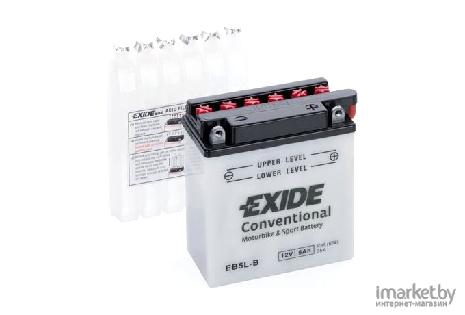 Мотоциклетный аккумулятор Exide EB5L-B (5 А ч)