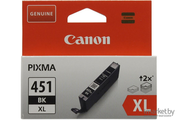 Картридж Canon CLI-451 bk XL Back/Черный [(6472B001)]