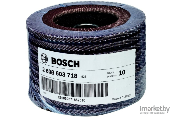 Шлифовальный круг лепестковый конический Bosch 125х22.2 мм K80 Standard for metal [2.608.603.658]