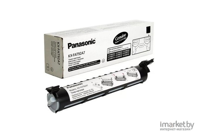 Картридж для принтера (МФУ) Panasonic Тонер KX-FAT92A KX-FAT92A7 черный (2000стр.) для KX-MB Series
