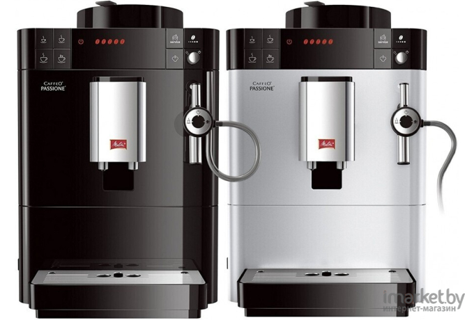 Кофемашина Melitta Caffeo Passione 1450Вт серебристый [6708771]