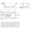 Ванна чугунная Roca Continental 170x70 / 21291100R