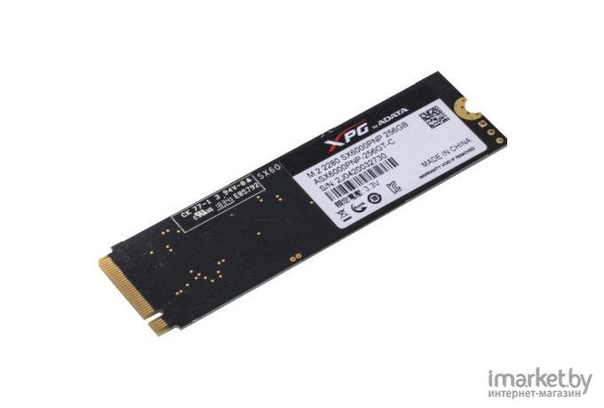 SSD-диск ADATA 256GB SSD SX6000 m.2 PCIe 2280 [ASX6000PNP-256GT-C]