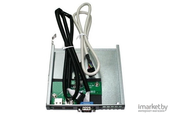 Аксессуары для ТВ Supermicro Port Tray in slim DVD bay, with 2x USB 3.0 and 1x COM Black [MCP-220-00114-0N]