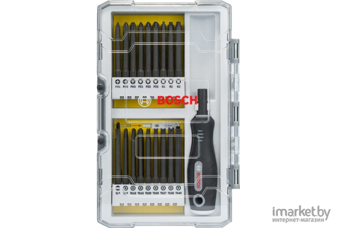 Наборная отвертка с насадками Bosch 37pc SDB Set 2607017320