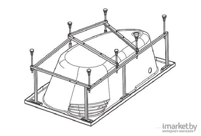 Каркас для ванны Santek Майорка 160x95 (WH112429)