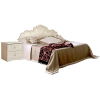 Двуспальная кровать Мебель-КМК 1600 Жемчужина 0380.2 (венге светлый/ясень жемчужный)