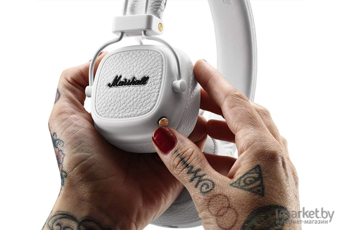 Наушники Marshall Major III Bluetooth (белый)