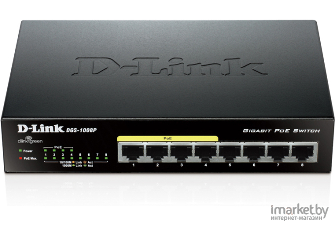 Коммутатор D-Link DES-1008P/C1A