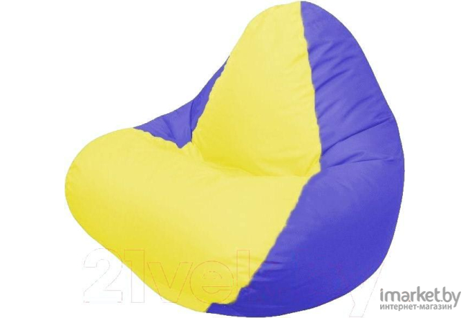Кресло-мешок Flagman Relax желтый/синий [Г4.1-029]