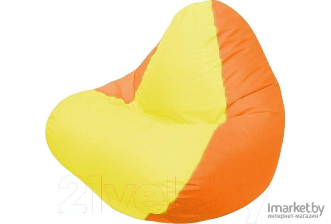 Кресло-мешок Flagman Relax желтый/оранжевый [Г4.1-034]