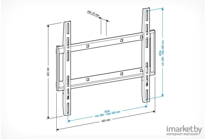 Кронштейн для телевизора Holder LCD-F4610-B