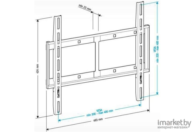 Кронштейн для телевизора Holder LCD-F4610-B