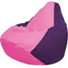 Кресло-мешок Flagman Груша Медиум розовый/фиолетовый [Г1.1-191]