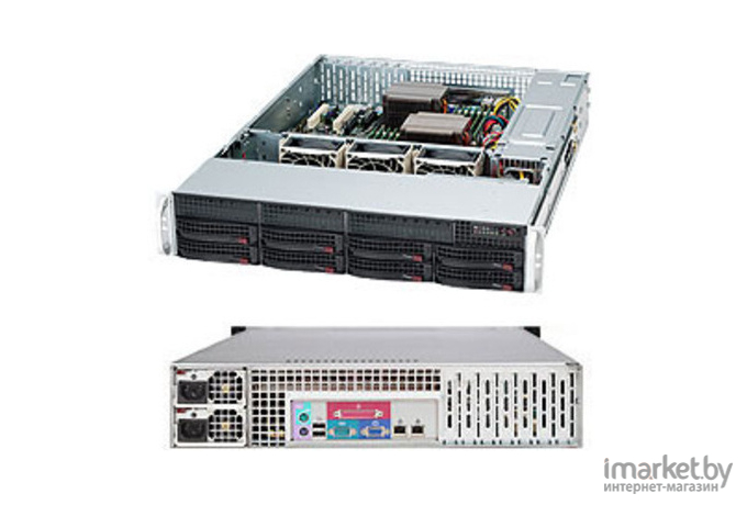 Корпус Supermicro CSE-825TQ-R740LPB