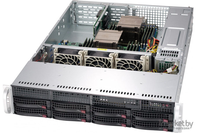 Корпус Supermicro CSE-825TQ-R740LPB