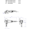 Угловая шлифмашина (болгарка) Metabo WEA 26-230 MVT Quick [606476000]