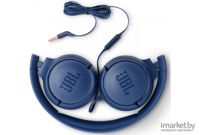 Наушники накладные JBL Tune 500 Blue [JBLT500BLU]