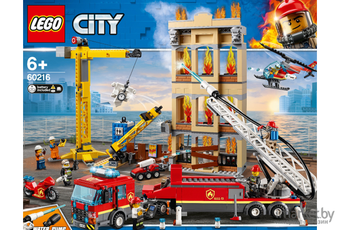 Конструктор LEGO City Police Центральная пожарная станция (60216)