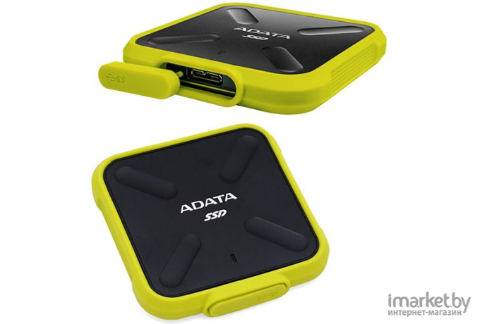 Внешний SSD A-Data SD700 512Gb Yellow [ASD700-512GU31-CYL]