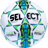 Футбольный мяч Select Futsal Mimas размер 4 белый/зеленый