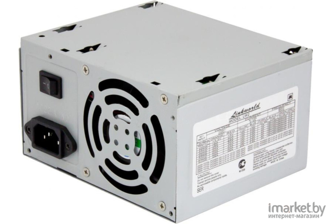 Блок питания LinkWorld ATX case version 24 pin, 80mm fan, 2*SATA, power cord [LW2-350WLPE]