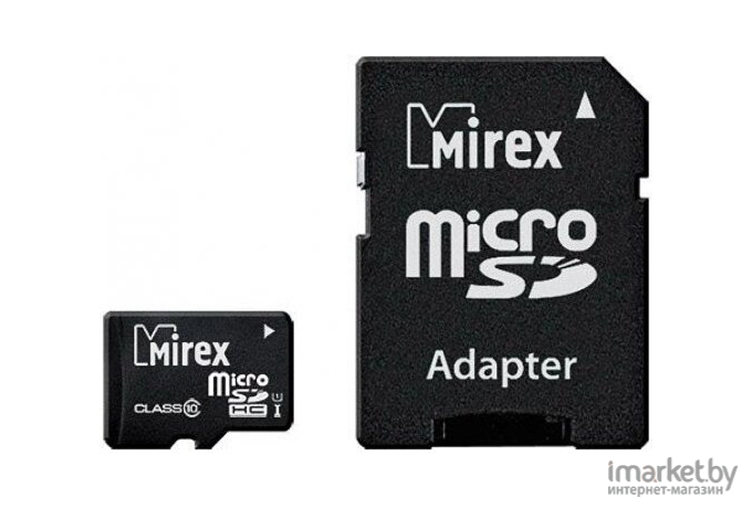 Карта памяти Mirex microSDHC 16GB Class 10 UHS-I (13613-ADSUHS16)