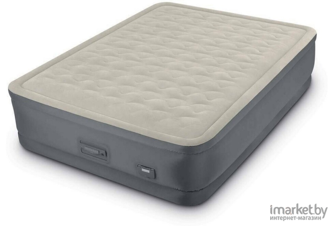 Надувная кровать Intex Надувная кровать Premaire II Elevated Airbed 152х203х46см со встроенным насосом 220V [64926]