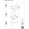 Стол обеденный Signal Damar 80x60x75 серый [DAMARSZ80]