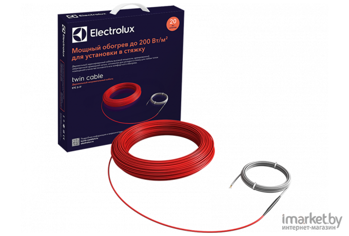 Нагревательный кабель Electrolux Twin Cable ETC 2-17-100