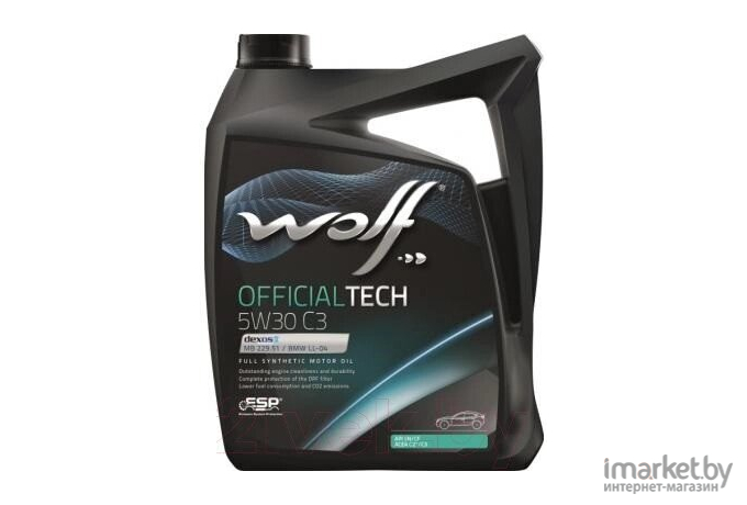 Моторное масло WOLF OfficialTech 5W30 C3 / 65607/5 (5л)